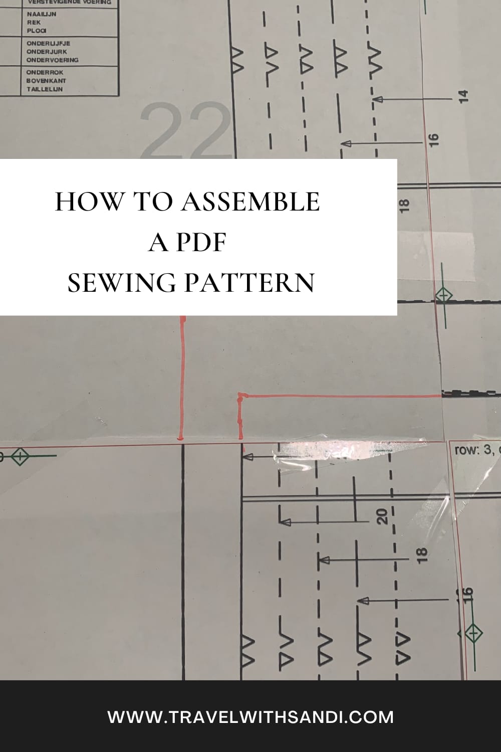 How To Assemble A PDF Sewing Pattern - Barrett's Custom Design